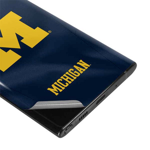 University of Michigan Blue Jersey Galaxy Note 10 Skin